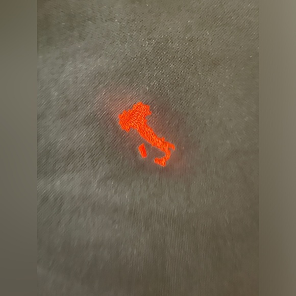 Men’s Hardcore Italians Polo S/S Shirt, Italian Flag Collar Size 2XL - Picture 7 of 9